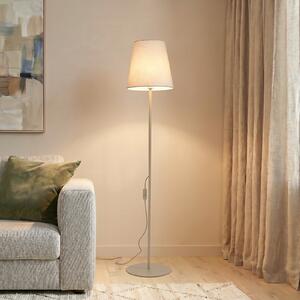TK Lighting Lampadar Elizabeth, nisip/bej, in, înălțime 152 cm, E27, Bej, Camera de zi / sufragerie, Țesătură / Textil, Modern