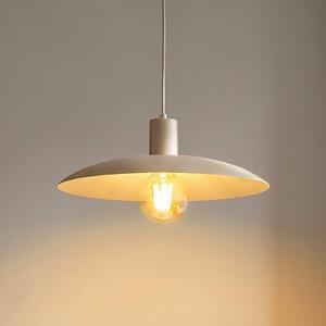 TK Lighting Lampă suspendată Astra, nisip, metal, Ø 41 cm, E27, reglabil, Bej, Camera de zi / sufragerie, Metal, Modern
