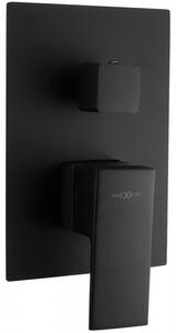 Mexen Uno baterie pentru cadă de perete, Neagră - 71435-70