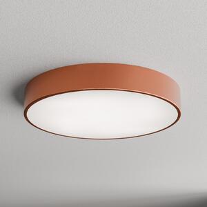 Cleo 500 plafonieră, cupru, senzor, IP54, Ø 50 cm, metal