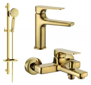 Mexen Lynx DQ40 Set cadă, auriu - 745903DQ40-50