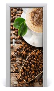 Autocolante pentru usi Furnir imagini de fundal adezive uși de cafea