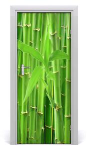 Autocolante pentru usi pădure de bambus