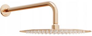 Cap de ploaie Mexen Slim 25 cm cu braț de duș 40 cm, aur roz, 79225211-60