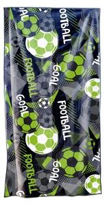 Prosop de plaja cu uscare rapida GOAL colorat 70 x 140 cm, 100% microfibra