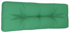 Pernă de paleți, verde, 120x40x12 cm, material textil