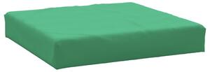 Pernă pentru taburet din paleți, verde, material textil