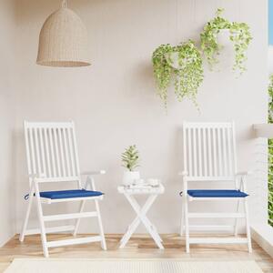 Perne scaune grădină 2 buc. albastru 40x40x3 cm țesătură Oxford