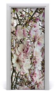 Autocolante pentru usi Wall Decal autocolant flori UȘĂ Magnolia