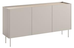 Comodă cu picioare metalice Desin 170 cm - cashmir / stejar nagano