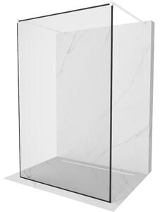 Mexen Kioto perete de duș de sine stătător 100 x 200 cm, transparent/Model negru 8 mm, Albă - 800-100-002-20-70