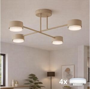 Brilagi - Lustră LED aplicată MONO 4xGX53/13W/230V bej