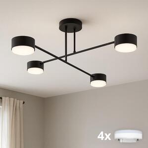 Brilagi - Plafonieră LED aplicată MONO 4xGX53/13W/230V neagră