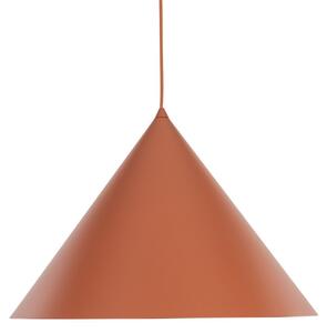 TK Lighting Lampă suspendată Cono, 1 bec, Ø 50 cm, teracotă, E27, reglabil, Maro / Rugină, Camera de zi / sufragerie, Metal, Modern