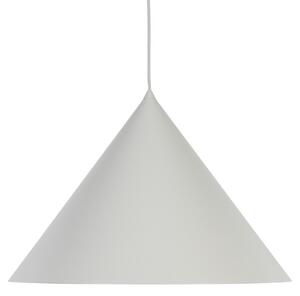 TK Lighting Lampa suspendată Cono, 1 bec, Ø 50 cm, bej, E27, reglabil, Bej, Camera de zi / sufragerie, Metal, Modern