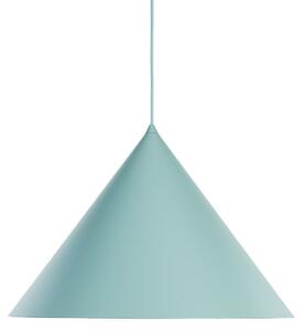TK Lighting Lampă suspendată Cono, 1 bec, Ø 50 cm, mentă, E27, reglabil, Verde, Camera de zi / sufragerie, Metal, Modern