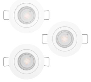 Eglo 902242 - Set 3x spot LED încastrat BARRANCO 1xGU10/4,5W/230V alb
