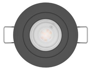 Eglo 902264 - Spot LED încastrat BARRANCO, 4,8W, 230V, negru