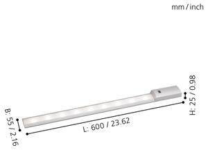 Corp de iluminat LED cu senzor pentru mobilier de bucătărie TEYA LED/8,1W/230V Eglo 96081