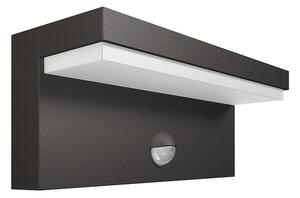 Aplică LED de exterior cu senzor BUSTAN 2xLED/4,5W IP44 Philips 16484/93/P3