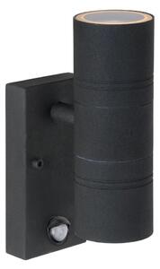 Lucide 14866/10/30 - LED Lampă exterior cu senzor ARNE-LED 2xGU10/5W/230V