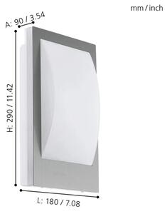 Eglo 97239 - Corp de iluminat exterior LED reglabil VERRES-C 1xE27/9W/230V BT IP44