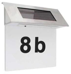 Număr LED solar de casă 600 mAh