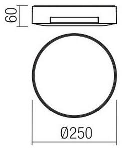 Plafonieră LED Redo SKOR 90005, 16W, 230V, IP54