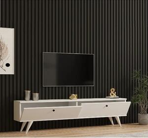 Comoda TV, Paris Homs, alb, 35 x 160 x 25 cm, PAL