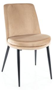 Scaun de bucaterie Kayla Velvet, bej