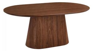 Masă dining ovală GIANNI 180 cm – finisaj nuc