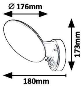 Rabalux 8135 - Aplica LED exterior cu senzor VARNA LED/12W/230V IP54