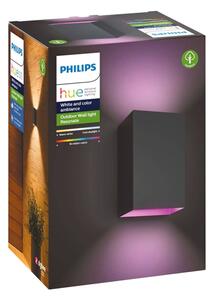 Corp de iluminat LED RGB de exterior Hue RESONATE 2xLED/8W/230V IP44 Philips 17464/30/P7
