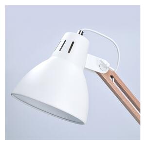 Solight WO57-W Lampă de birou FALUN 1xE27/25W/230V alb/dub
