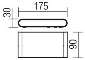 Aplică LED de exterior POCKET LED/6W/230V IP54 Redo 9054