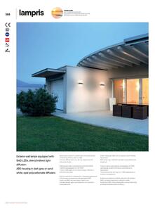 Aplica de perete LED pentru exterior Redo LAMPRIS 90154, 12W, 230V, IP65