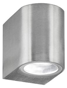 Searchlight - Aplică perete exterior LED LEDO 1xGU10/3W/230V IP44 argintiu