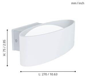 Eglo 98709 - Aplică perete exterior LED CHINOA LED/10W/230V IP44