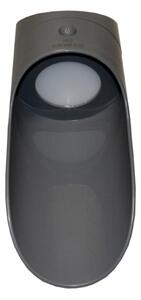 Aplică LED solară cu senzor PALESA LED/1W/3,7V IP65 1800 mAh gri