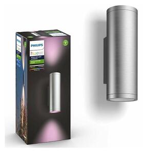 Corp de iluminat LED RGB de exterior Philips 17463/47/P7 Hue APPEAR 2xLED/8W/230V IP44