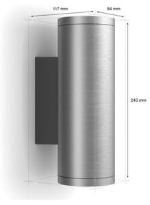 Corp de iluminat LED RGB de exterior Philips 17463/47/P7 Hue APPEAR 2xLED/8W/230V IP44