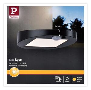 Paulmann 94246 - LED 1,2W IP44 Lampa solară de exterior cu senzor RYSE 3,7V