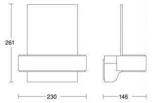 Număr de casă LED cu senzor STEINEL 065713 L820 LED/12,5W/230V IP44