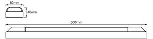 Corp de iluminat LED pentru mobilier Ledvance POWER BATTEN 2xLED/12W/230V 4000K
