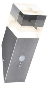 Ledvance - Aplică LED de exterior CRYSTAL cu senzor, 5W/230V, IP44