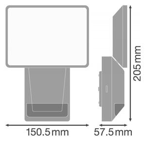 Proiector LED de perete de exterior cu senzor FLOOD LED/15W/230V IP55 Ledvance