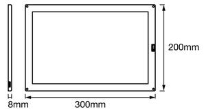 Ledvance - Corp LED reglabil pentru montare sub mobilier cu senzor CABINET LED/8W/230V