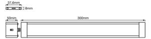 SET 2x corp de iluminat LED pentru mobilier cu senzor LED/11W/230V Ledvance