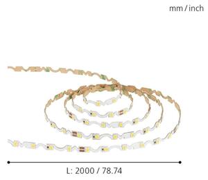 Eglo 98571 - Bandă LED STRIPE LED/9,6W/230V/24V 2m