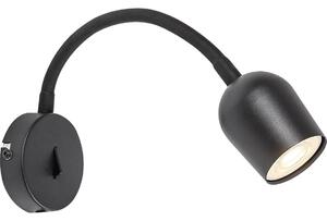 Rabalux 73113 - Aplică spot de perete LIANET 1xGU10/15W/230V negru